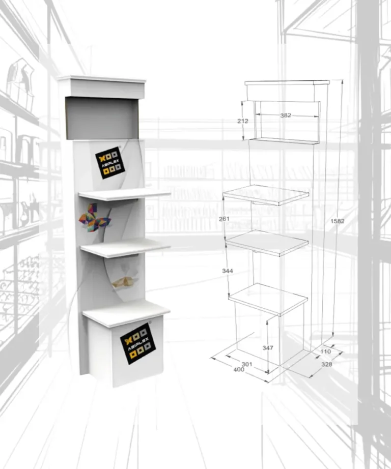 Floorstand de cartón modelo 020