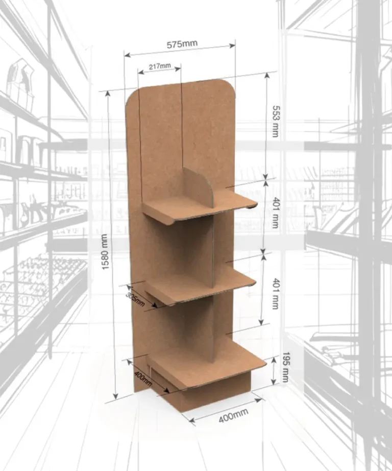 Floorstand de cartón modelo 002