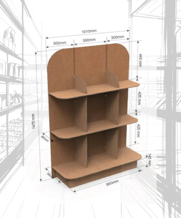 Floorstand de cartón modelo 001