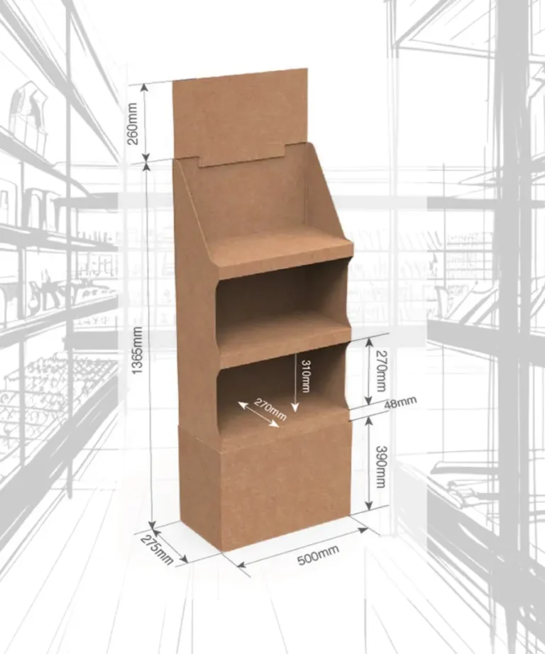 Floorstand de cartón modelo 003