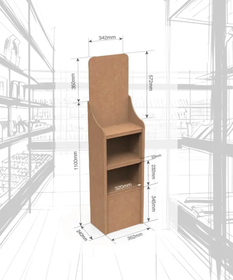 Floorstand de cartón modelo 008
