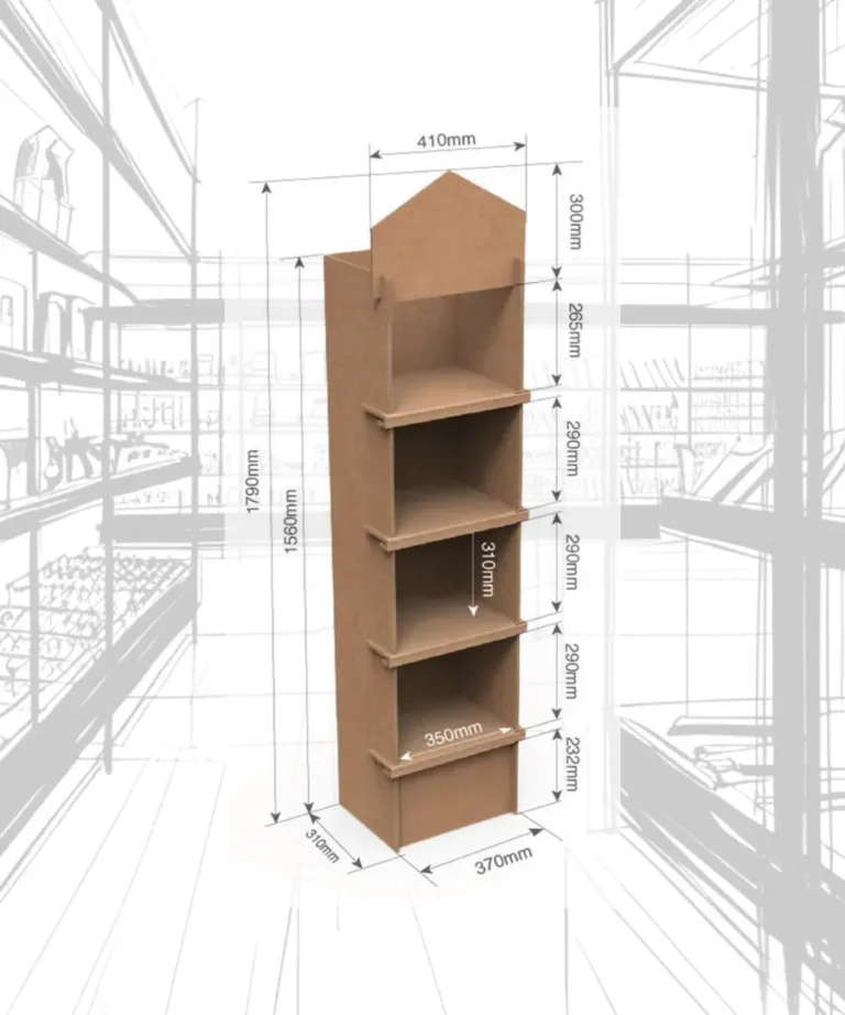 Floorstand de cartón modelo 011