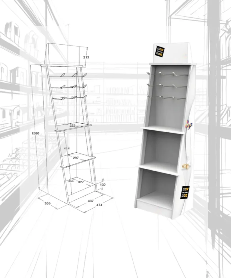 Floorstand de cartón modelo 037