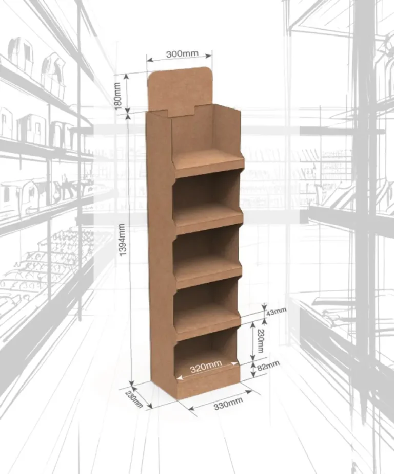 Floorstand de cartón modelo 013
