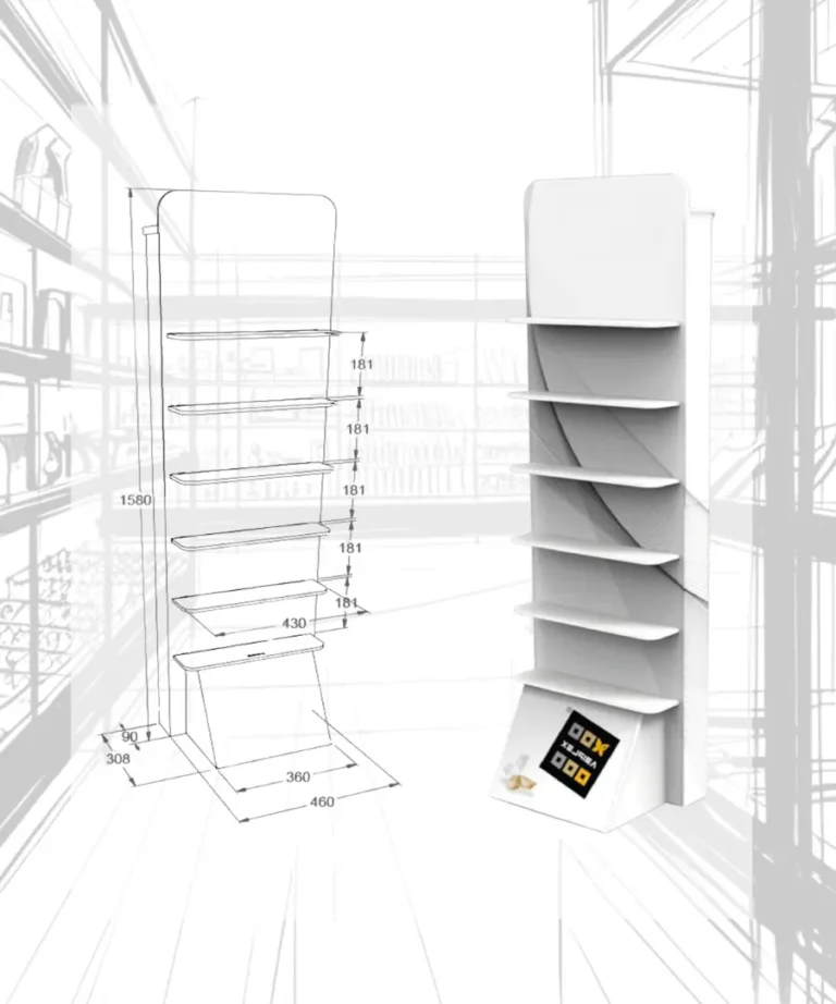 Floorstand de cartón modelo 449