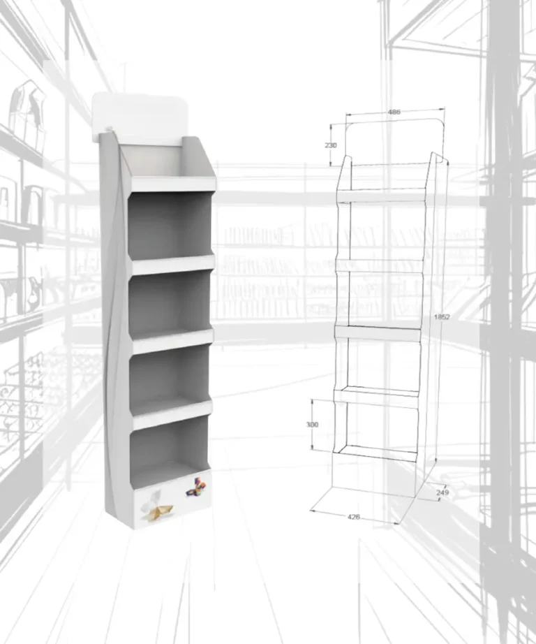 Floorstand de cartón modelo 113