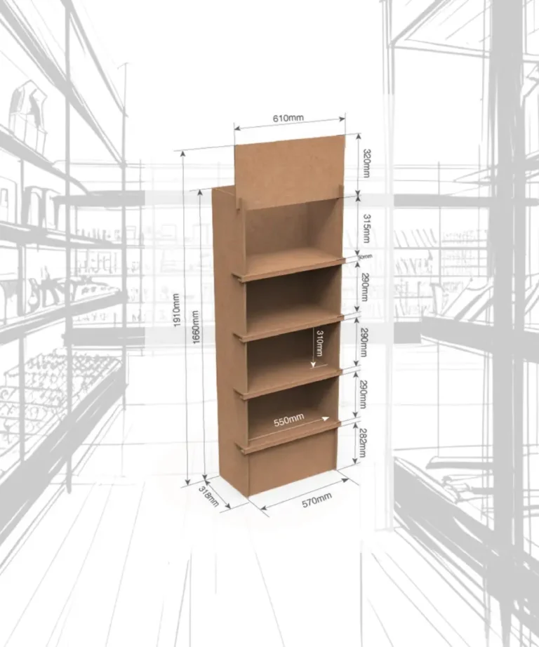 Floorstand de cartón modelo 012