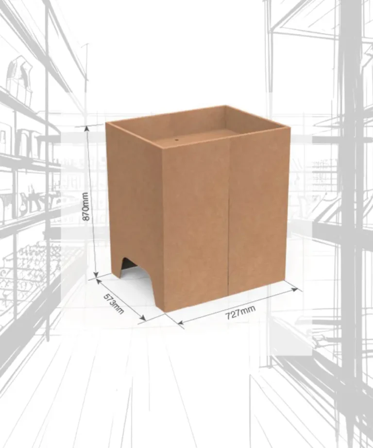 Box palet de cartón modelo 684