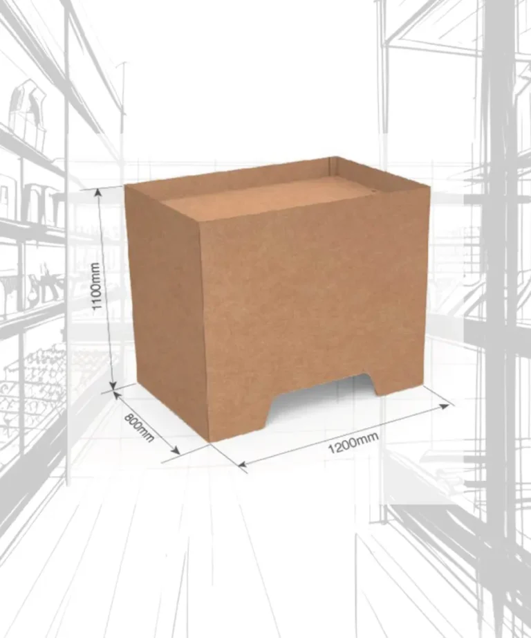 Box palet de cartón modelo 683