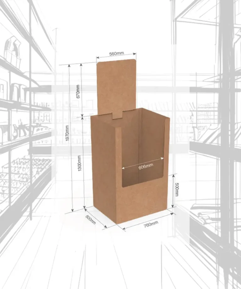 Box palet de cartón modelo 662