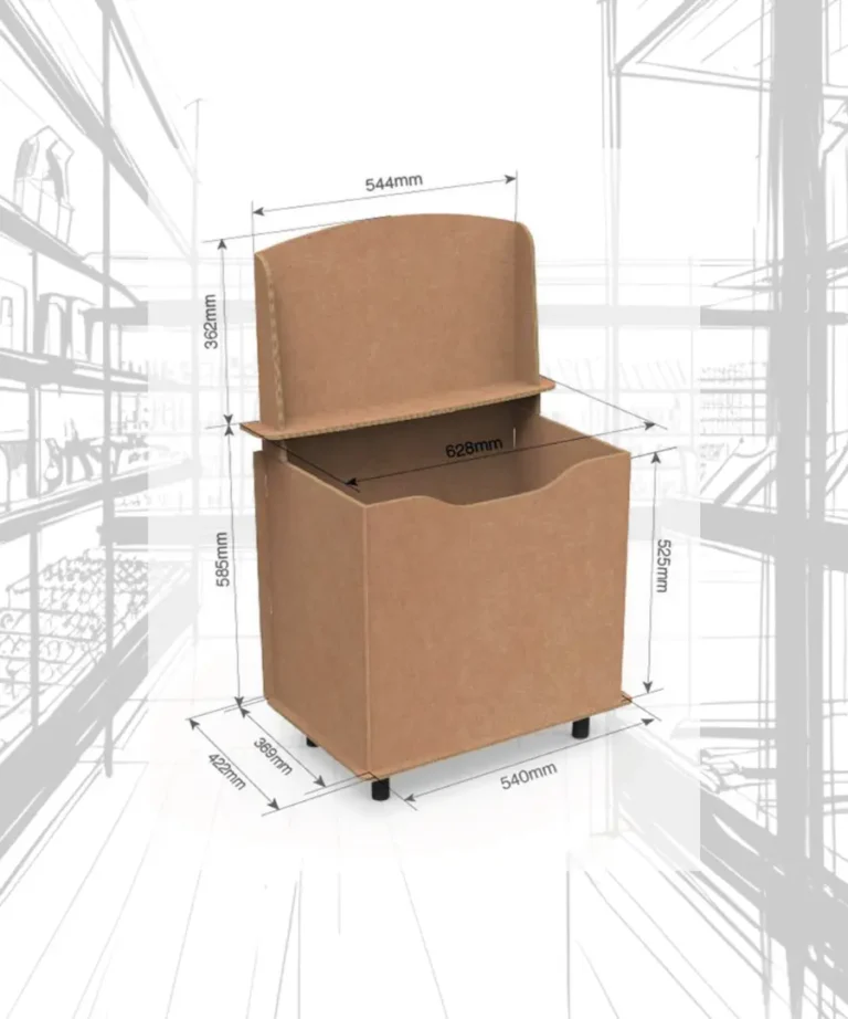 Box palet de cartón modelo 663
