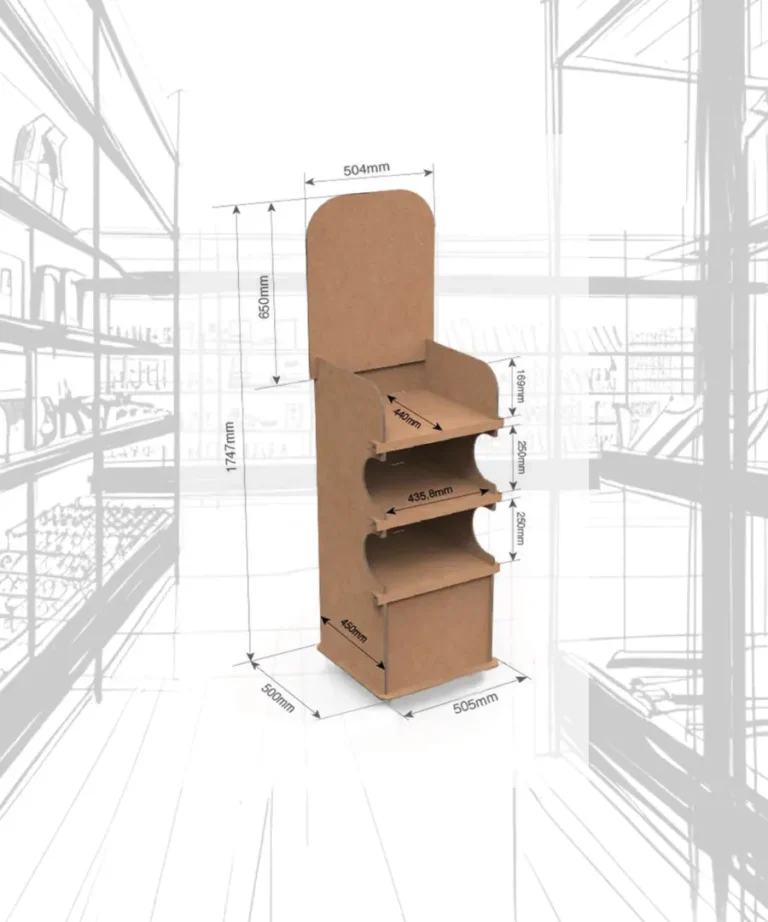Floorstand de cartón modelo 009