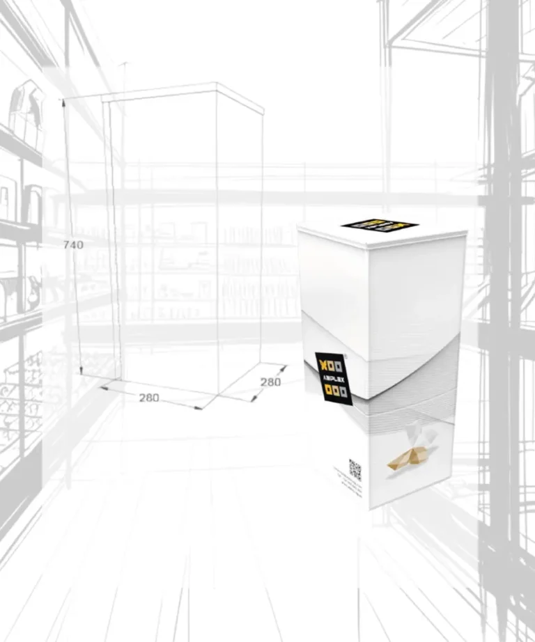 Mobiliario de cartón modelo 464 podium