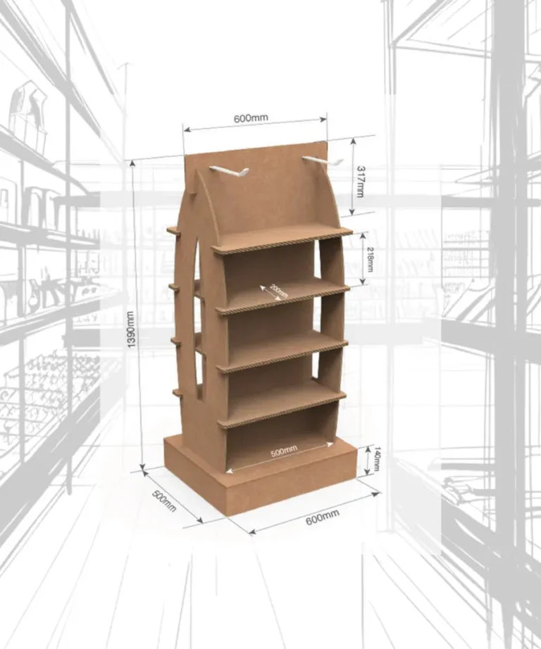 Floorstand de cartón modelo 100