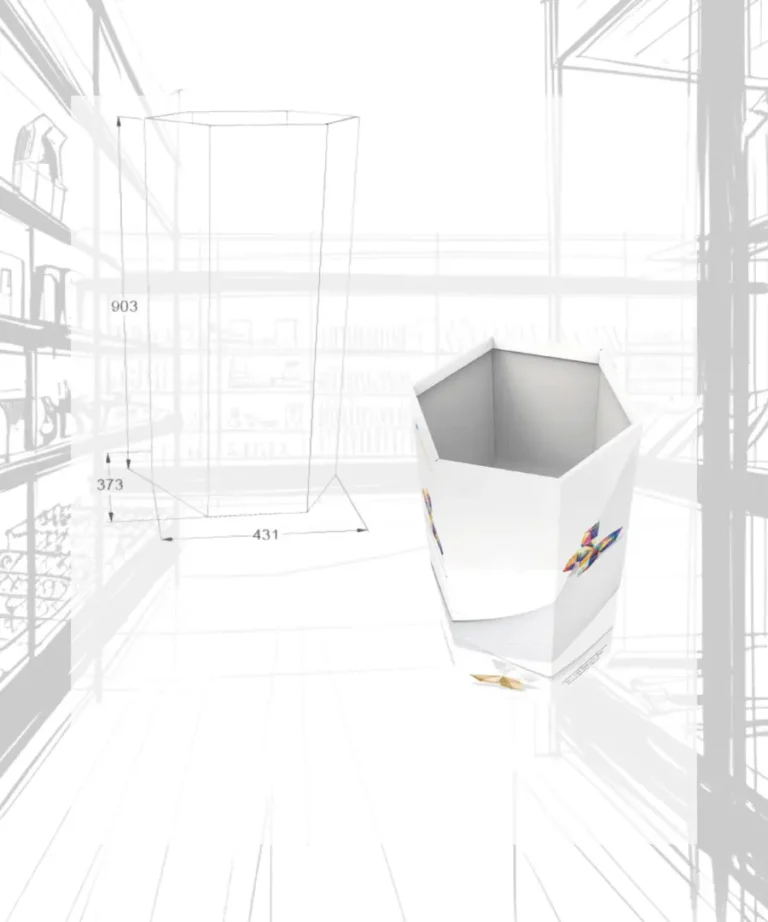 Box palet de cartón modelo 664