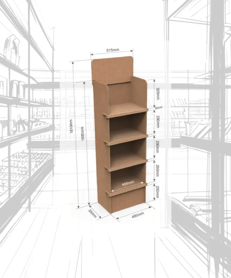 Floorstand de cartón modelo 004