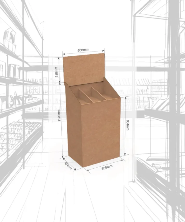 Box palet de cartón modelo 680